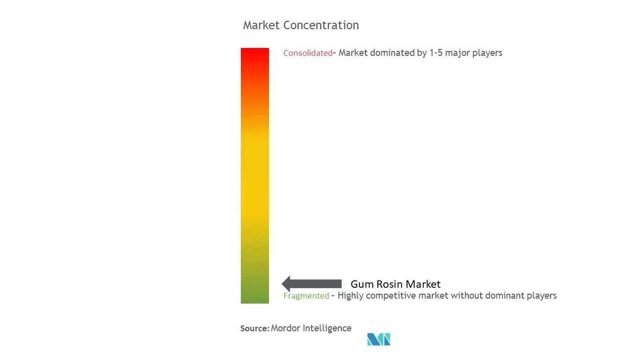 Gum Rosin Market Concentration