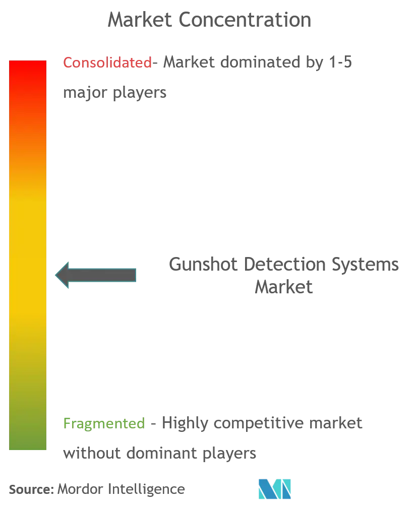 Gunshot Detection Systems Market Concentration