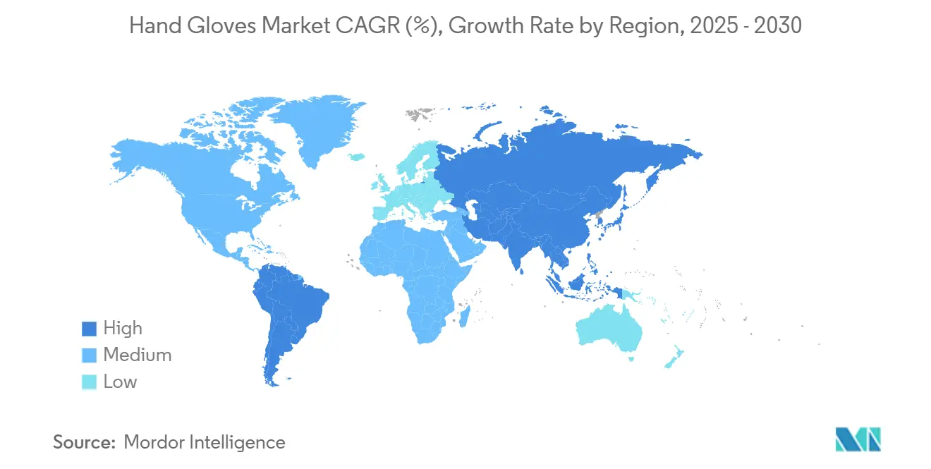 손 카지노사이트 바카라사이트 시장 CAGR(%), 지역별 성장률