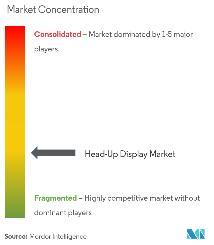 Head-Up Display Market Concentration