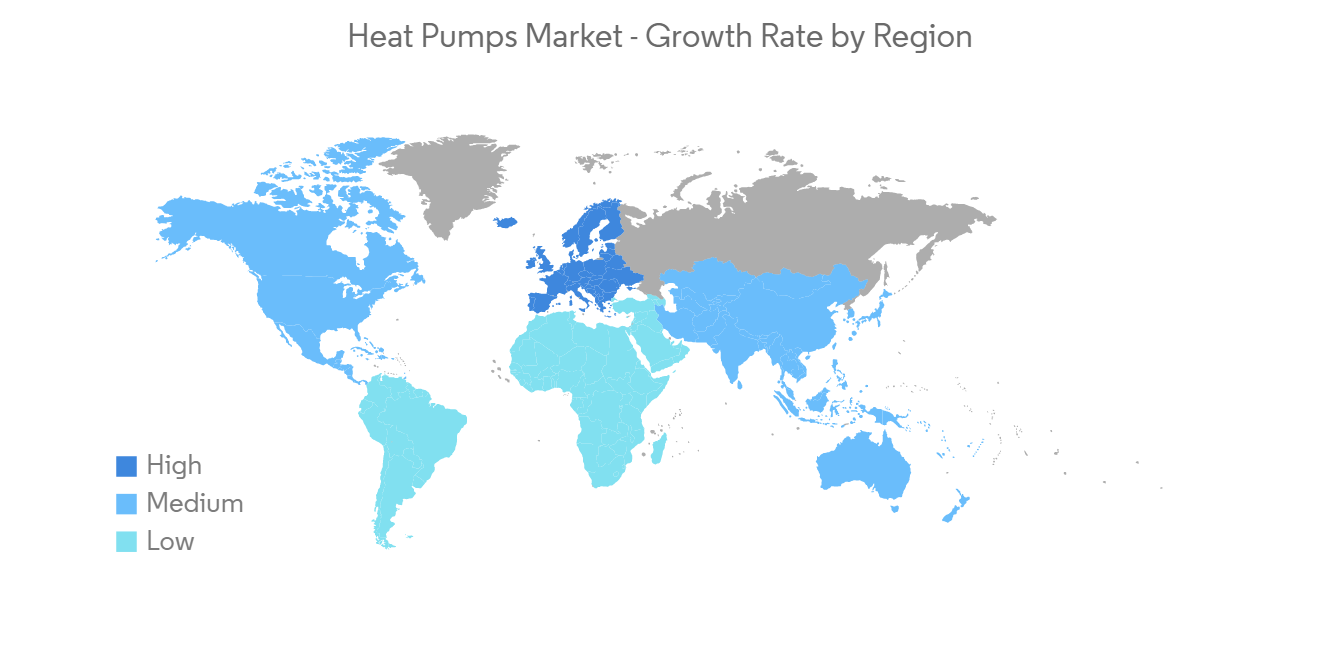 heat pump regions