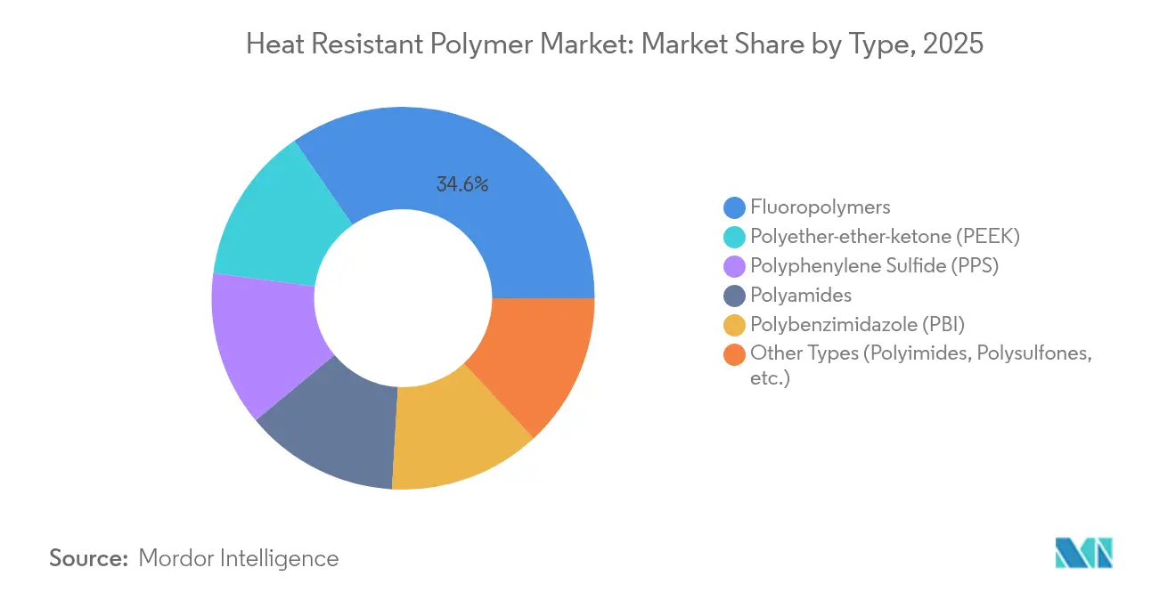 Heat Resistant Polymer Market: Market Share by Type, 2025