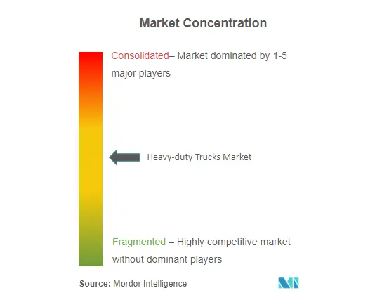 Heavy Duty Trucks Market Concentration