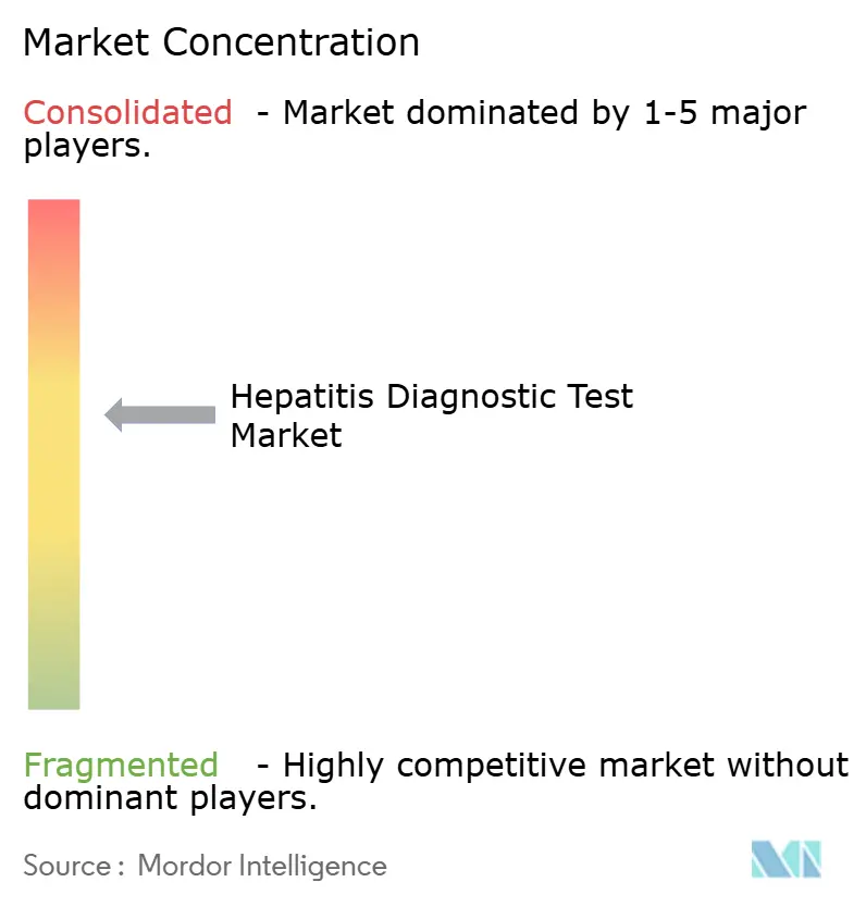 Hepatitis Diagnostic Test Market Concentration