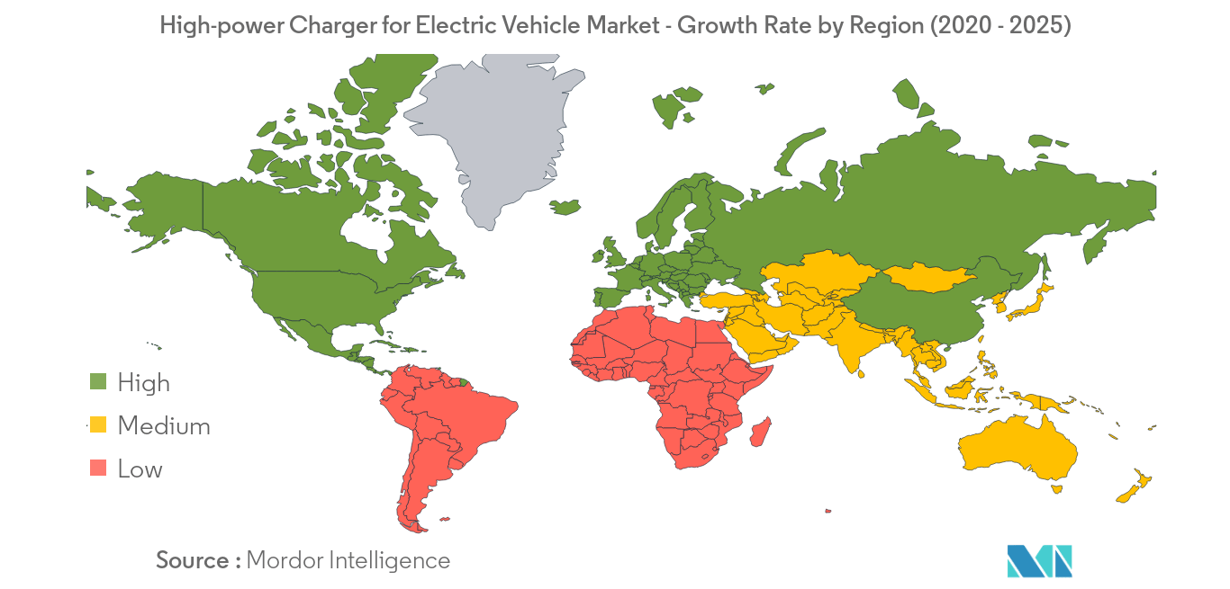 High-power Charger for Electric Vehicle_geography