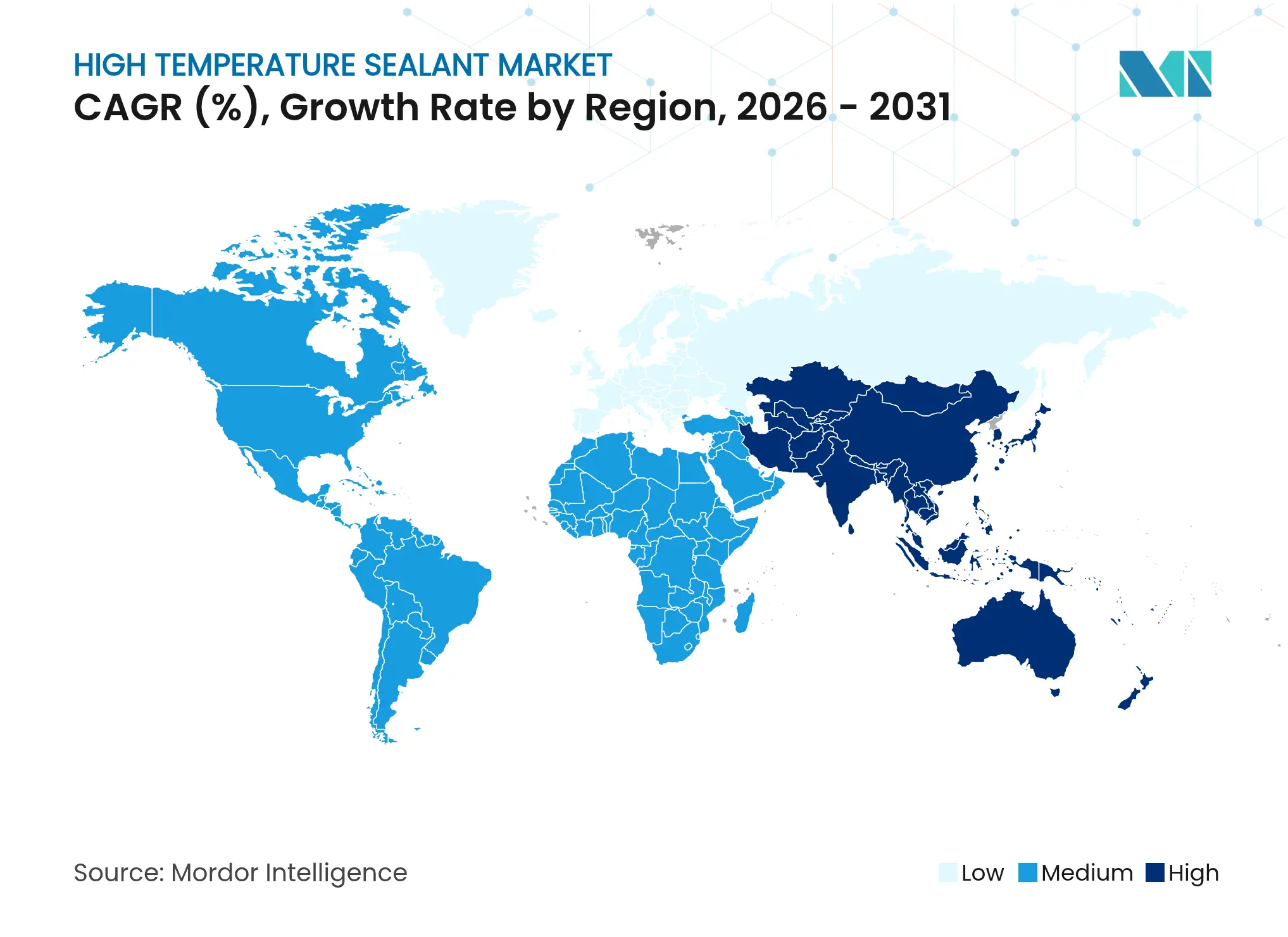 High Temperature Sealant Market CAGR (%), Growth Rate by Region