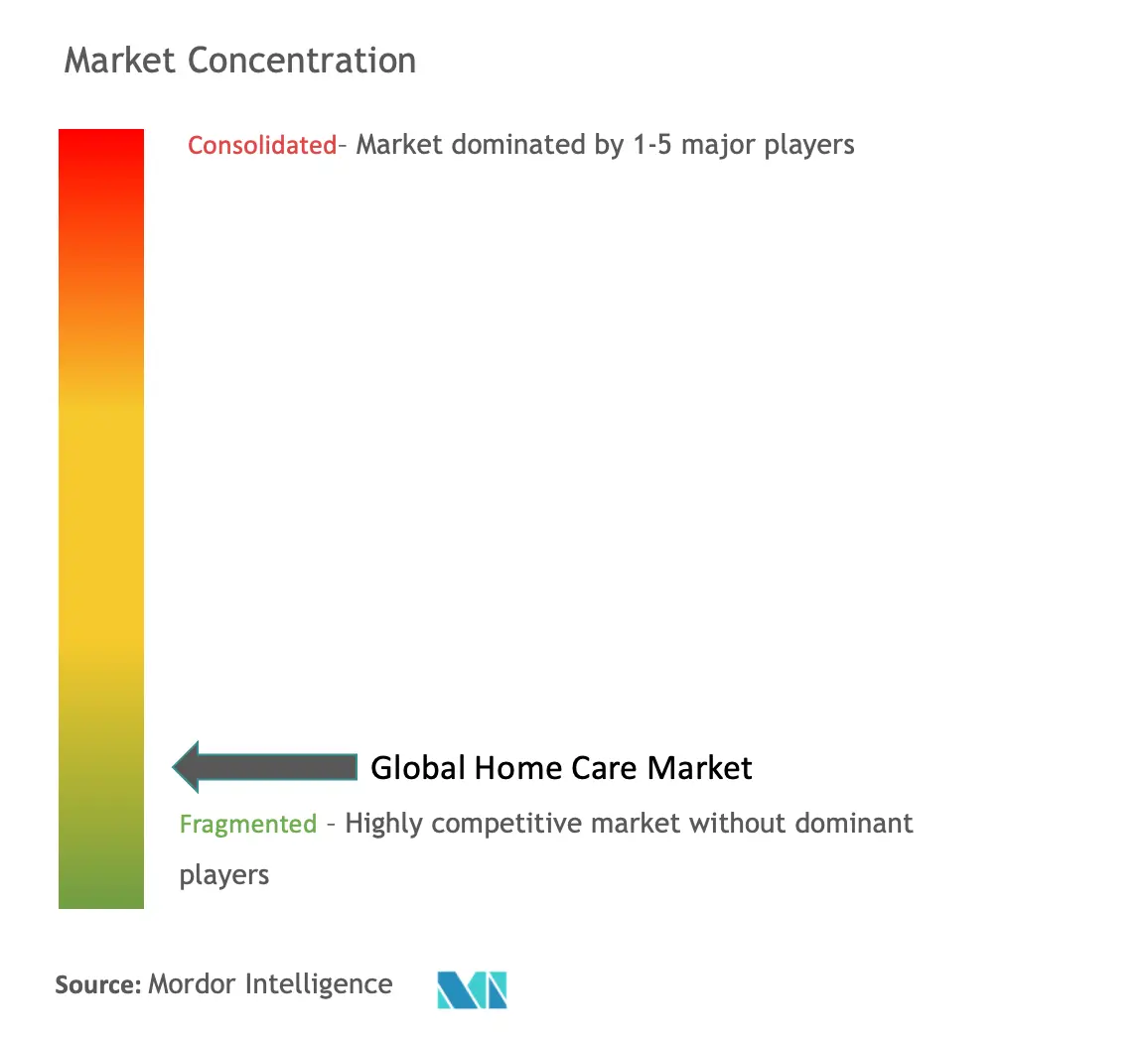 Concentração do mercado de cuidados domiciliares