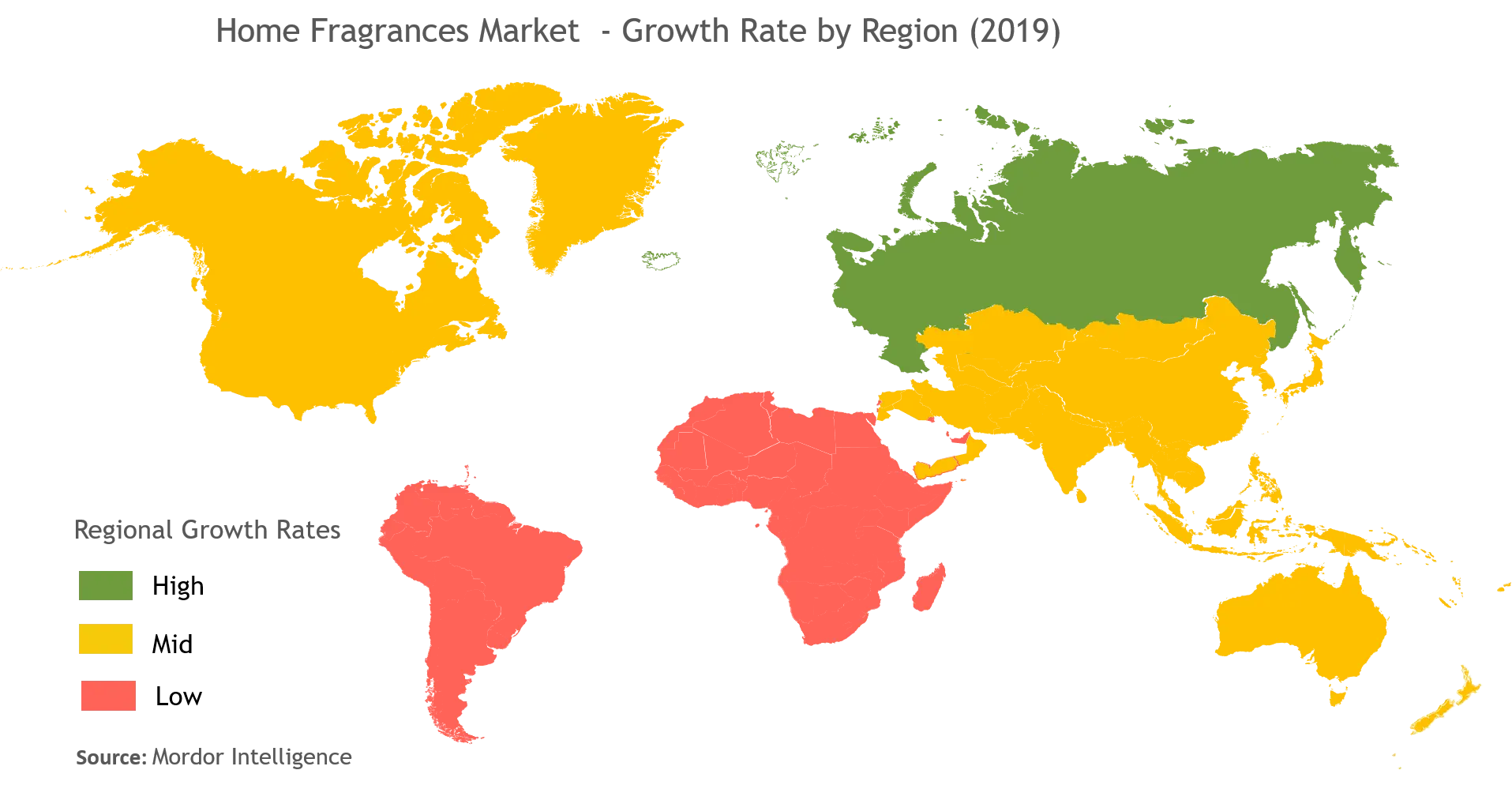 Home Fragrances Market Growth by Region