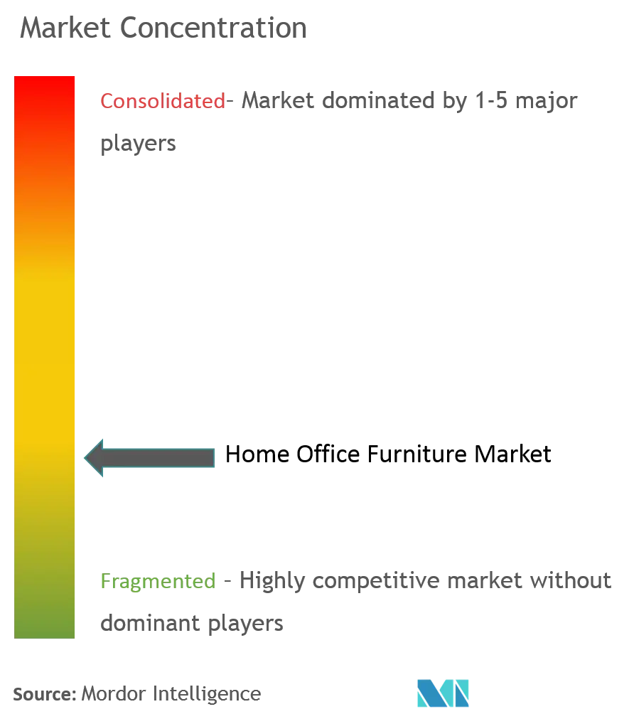 Home Office Furniture Market Concentration