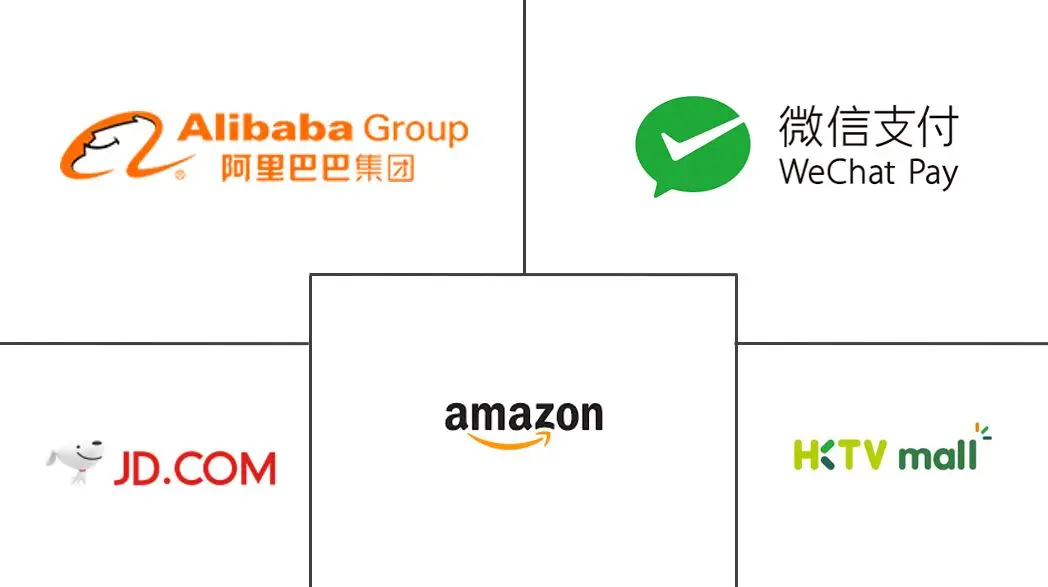 Hauptakteure in Hongkong E-Commerce-Markt Branche