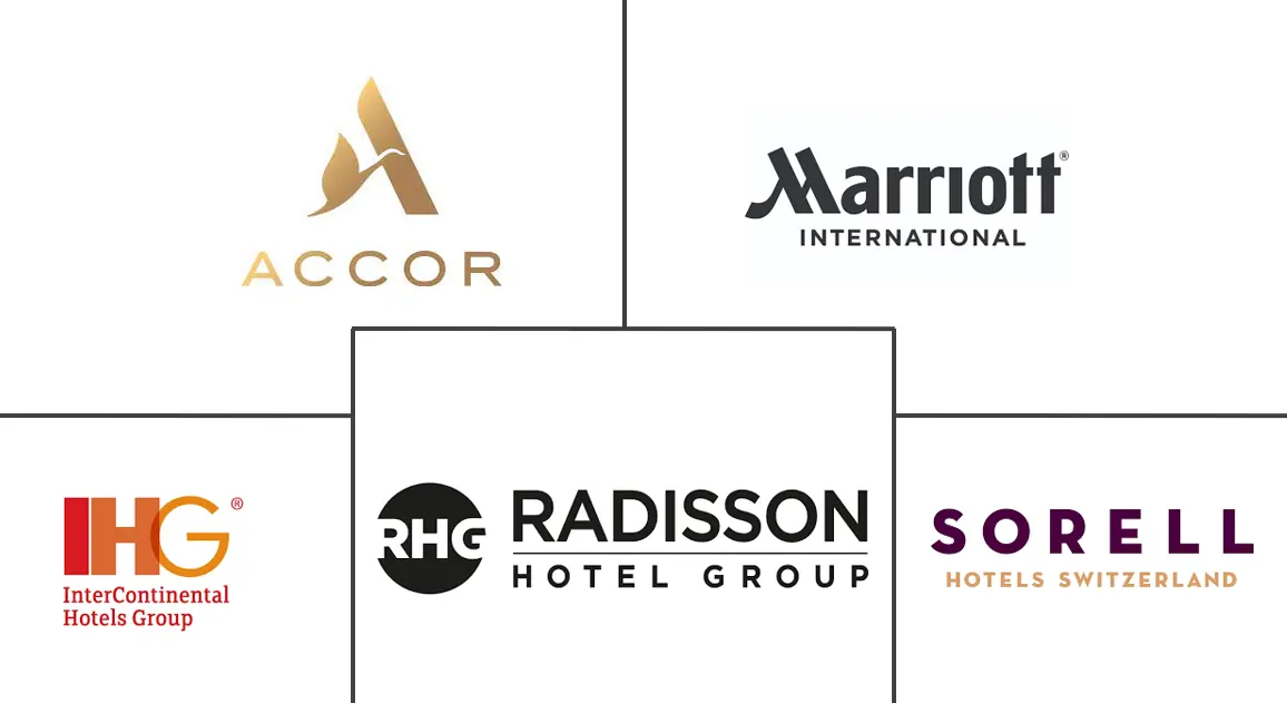 Industria hotelera en Suiza, principales actores