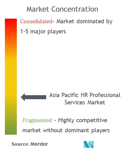 Asia Pacific HR Professional Services Market Concentration