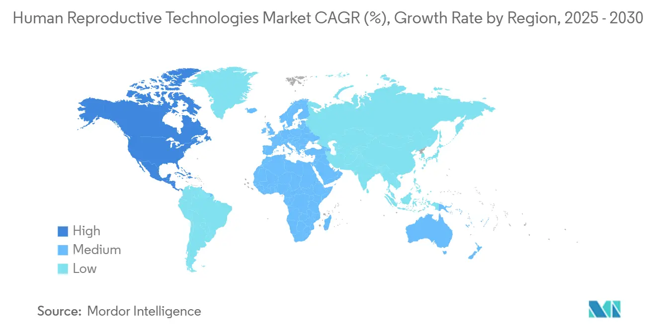 Human Reproductive Technologies Market CAGR (%), Growth Rate by Region