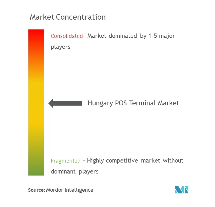 Hungary POS Terminal Market Concentration