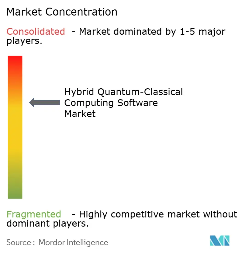Marktkonzentration für Hybrid-Quanten-Klassische-Computing-Software