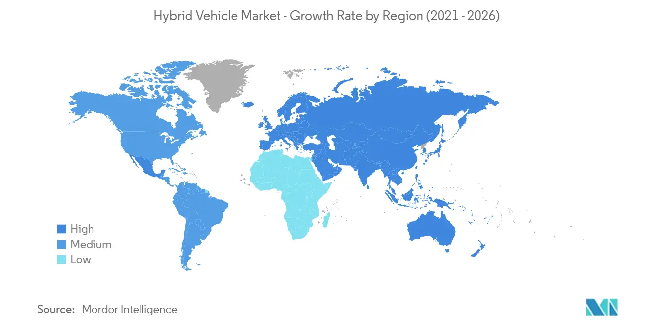 hybrid vehicle market_geography