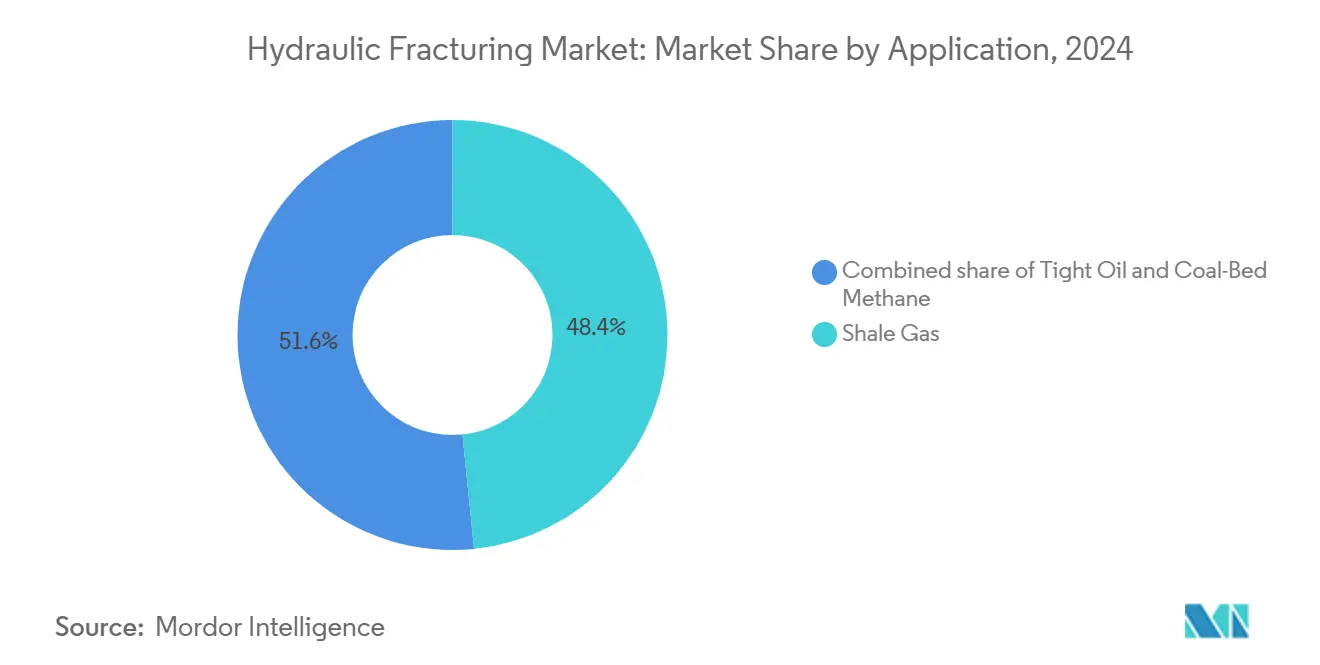 Hydraulic Fracturing Market: Market Share by Application