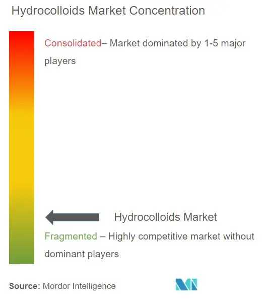 Hydrocolloids Market Concentration