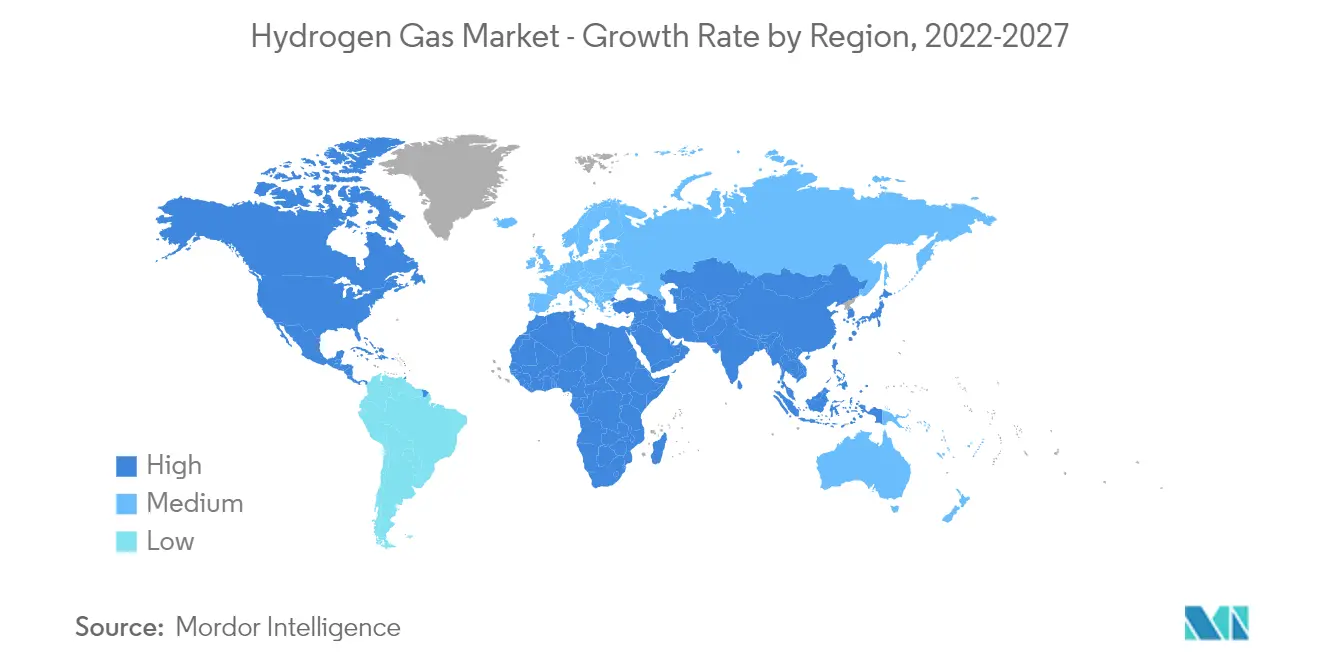 Hydrogen Gas Market - Regional Trend