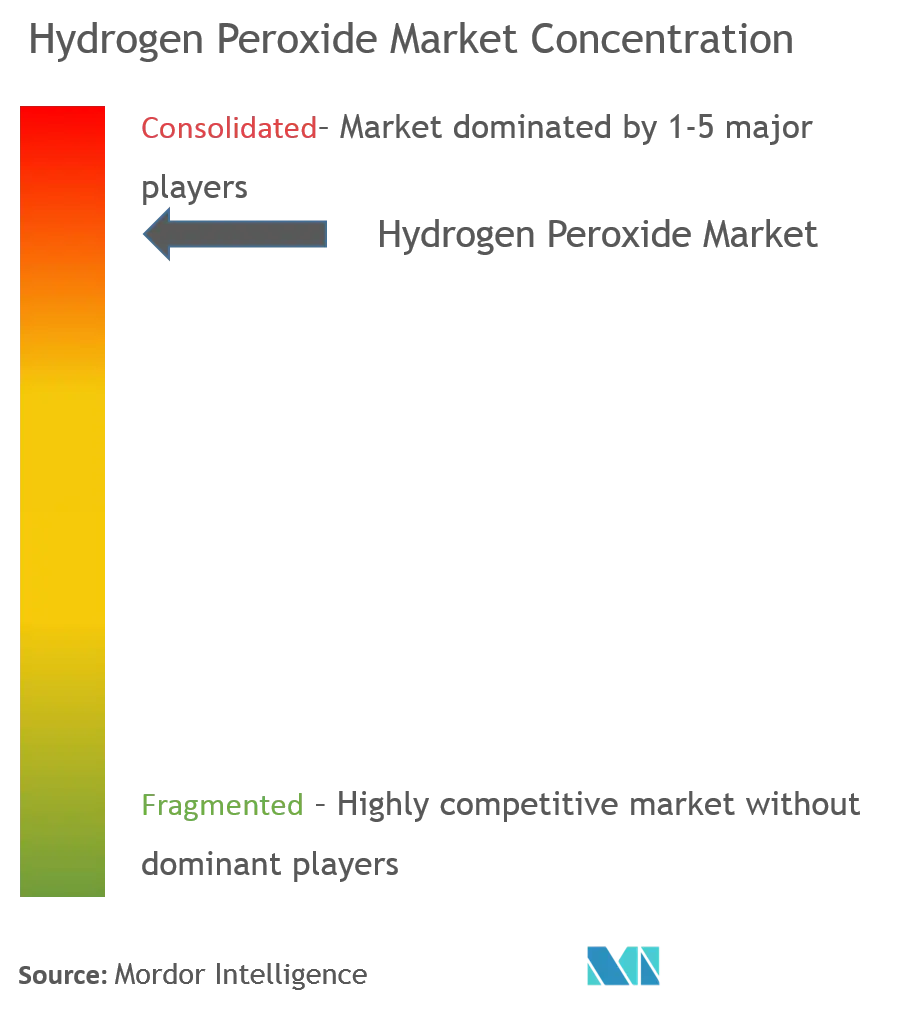 Hydrogen Peroxide Market Concentration