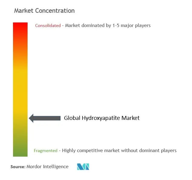 Hydroxyapatite Market  Concentration