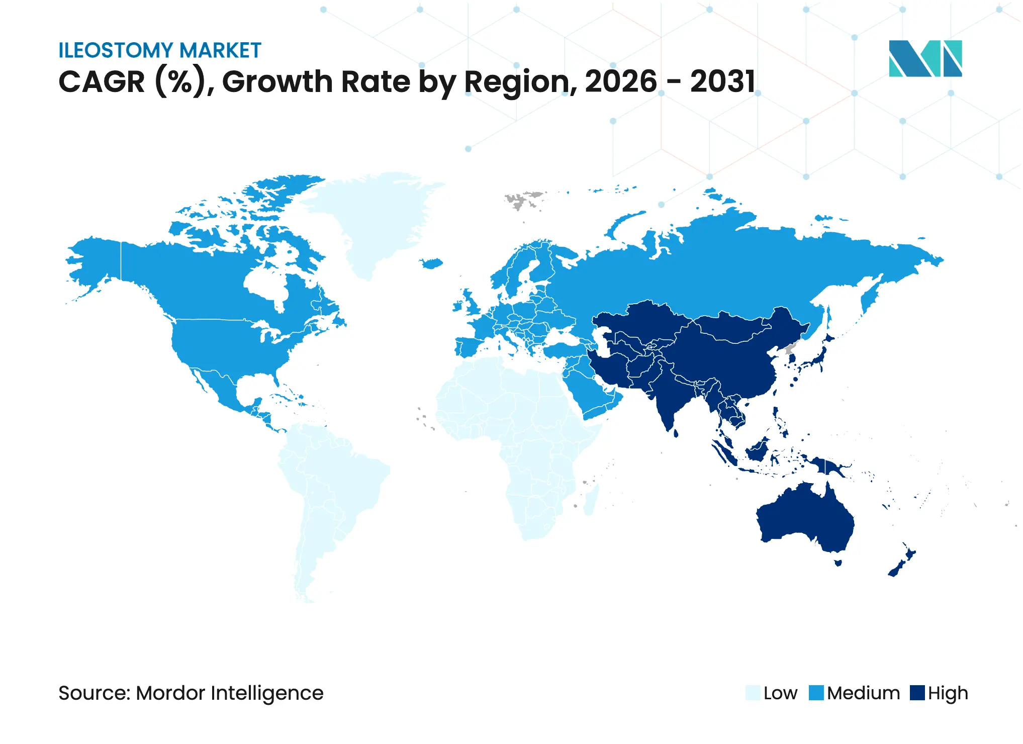 Ileostomy Market CAGR (%), Growth Rate by Region