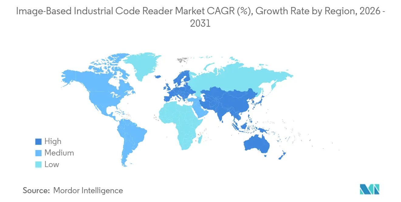 Image-Based Industrial Code Reader Market Growth Rate by Region