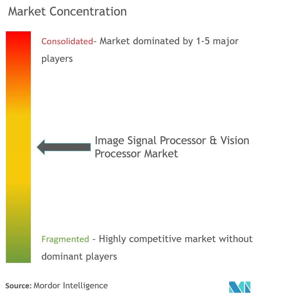 Procesador de señal de imagen y procesador de visiónConcentración del Mercado