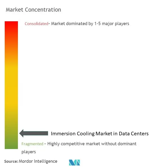 Immersion cooling market in data centers  Concentration