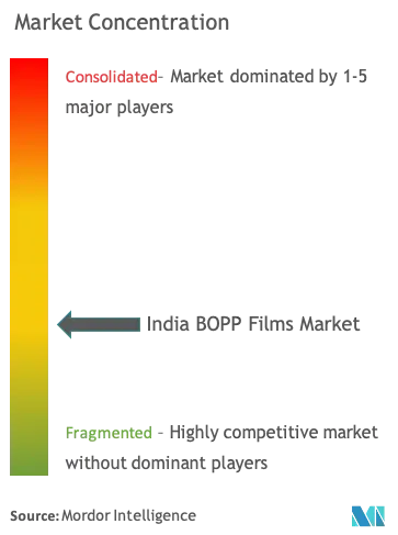 Indien BOPP-FilmeMarktkonzentration