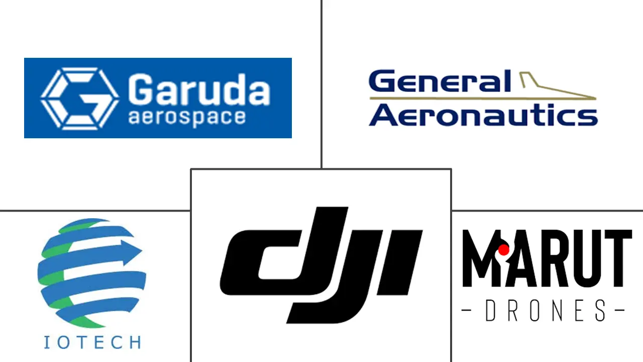 Major players in India Agricultural Drones industry