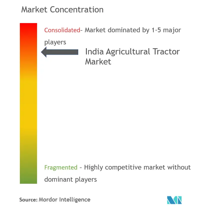 India Agricultural Tractor Machinery Market Concentration
