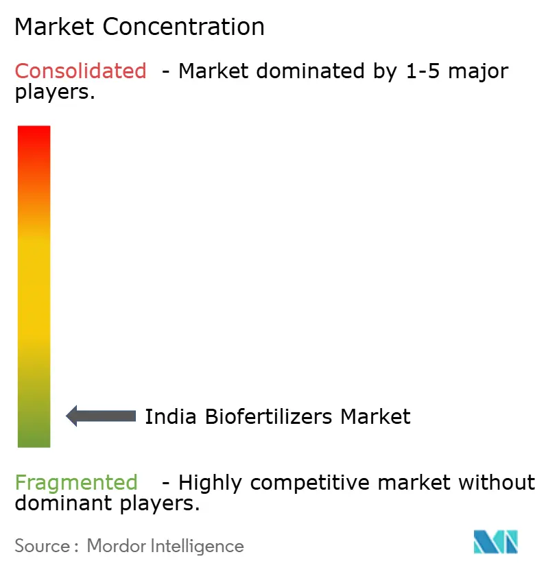 India Biofertilizer Market Concentration