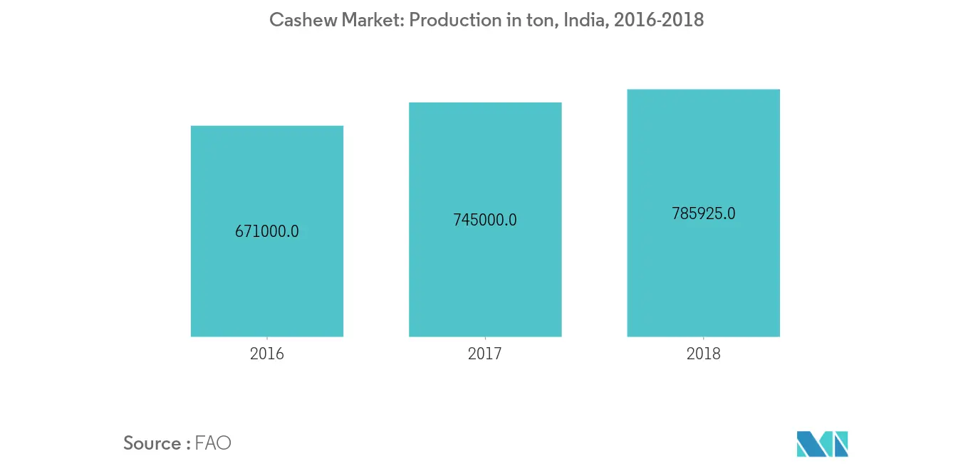 cashew market in india