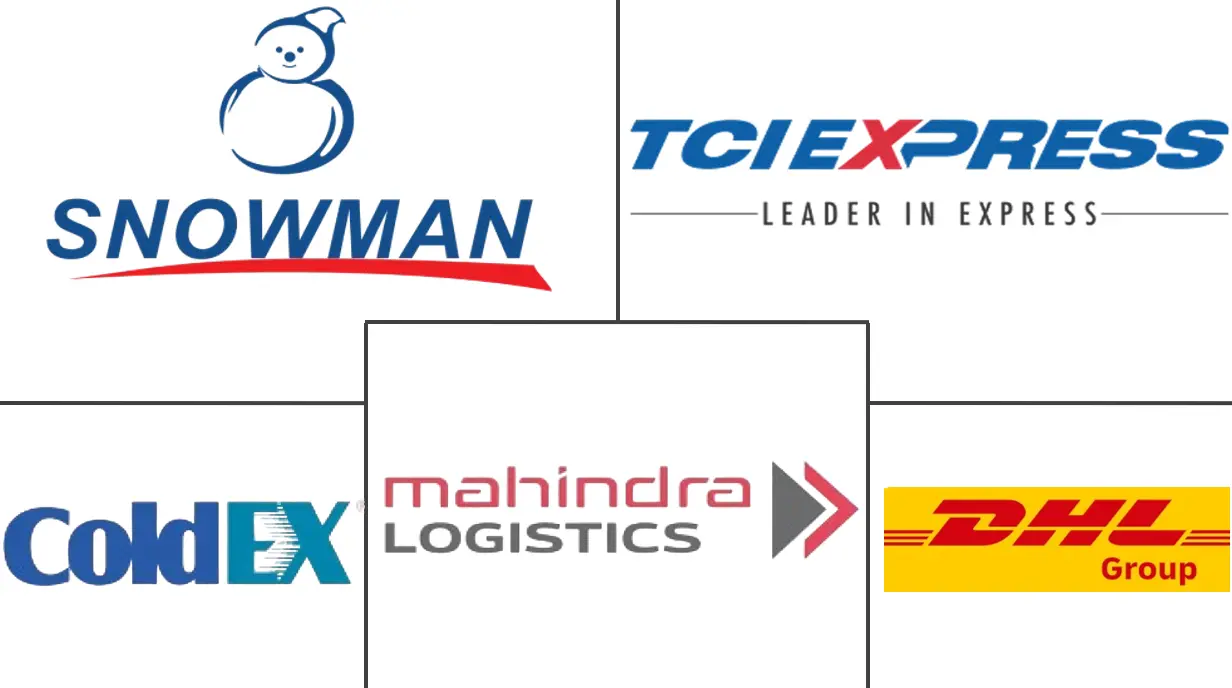Major players in India Cold Chain Logistics industry