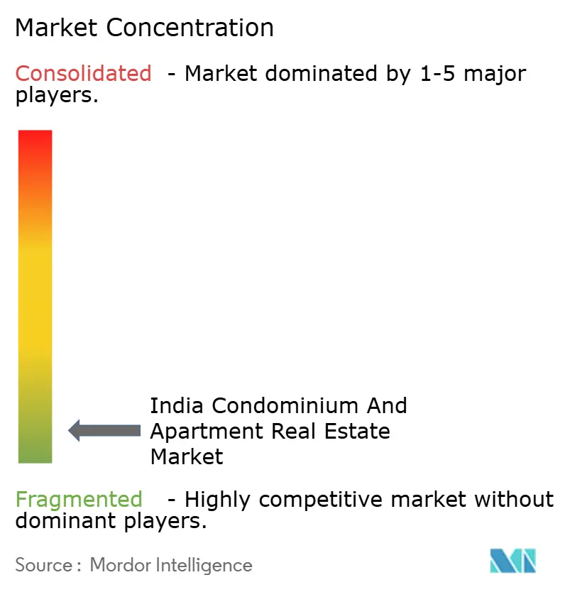 India Condominium And Apartment Real Estate Market Concentration