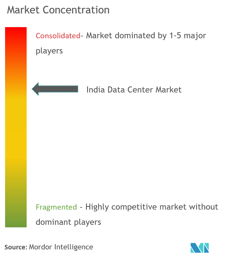 India Data Center Market Concentration