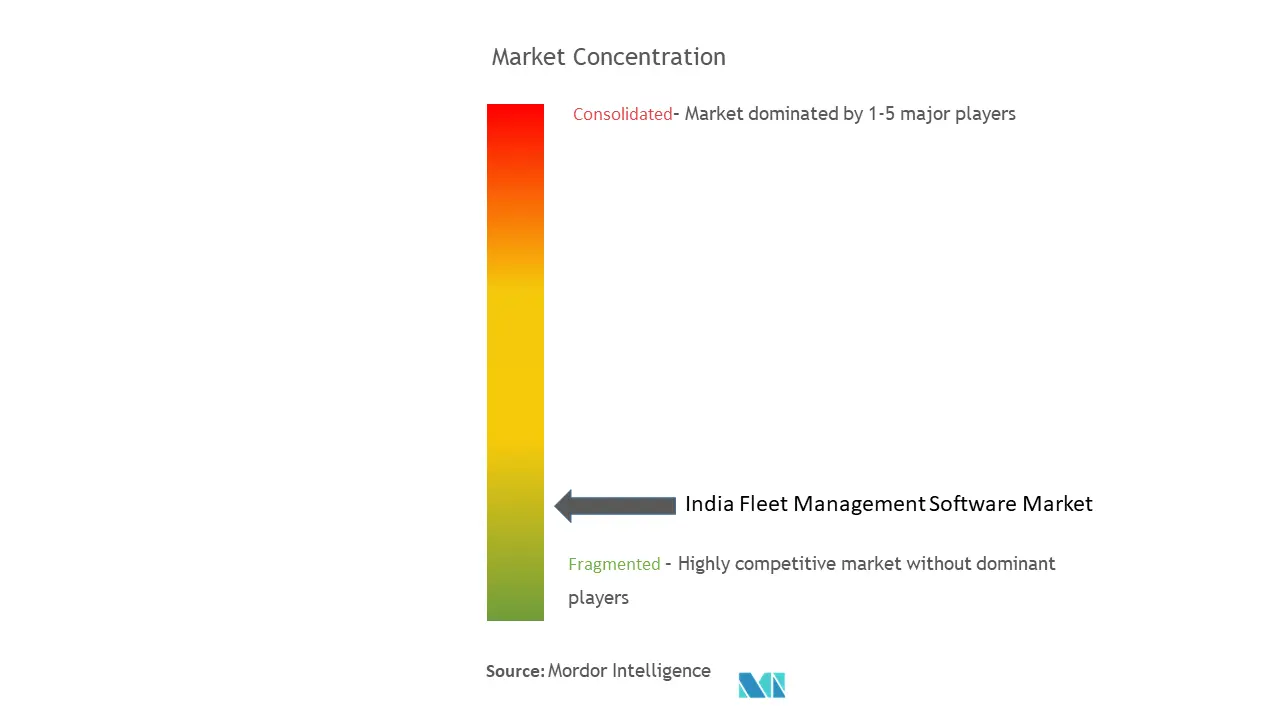 India Fleet Management Software Market Concentration