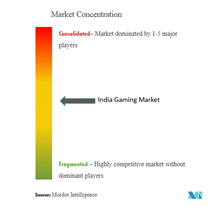 Konzentration des indischen Gaming-Marktes