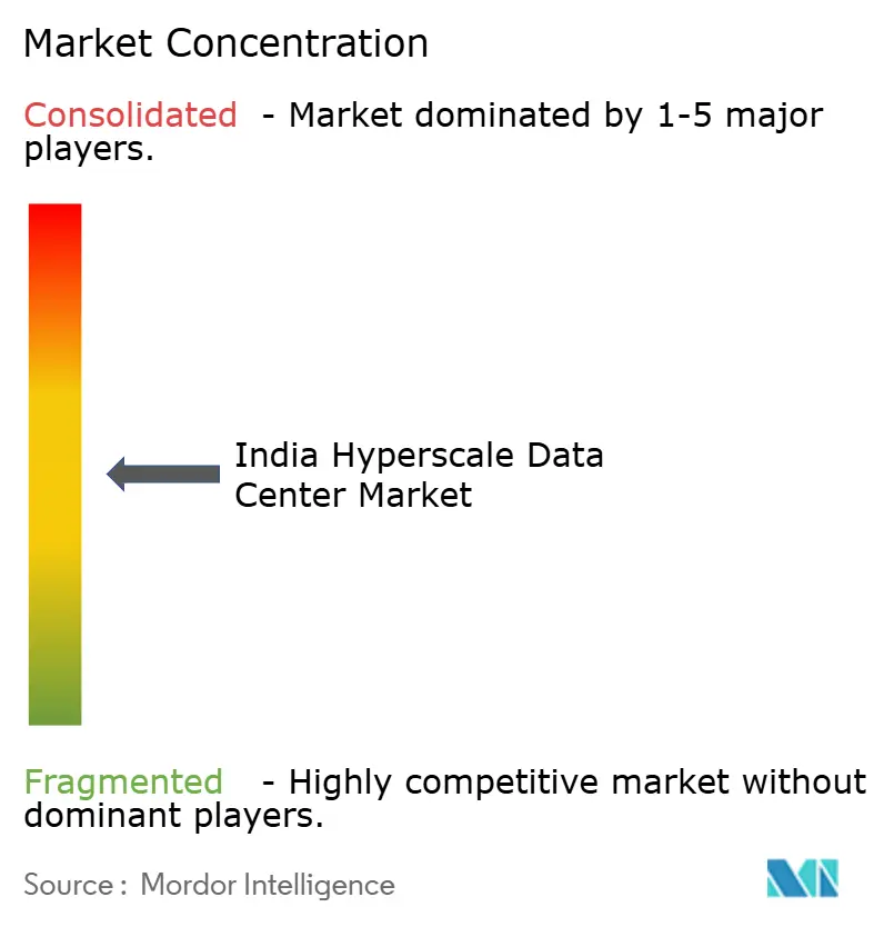 India Hyperscale Data Center Market Concentration