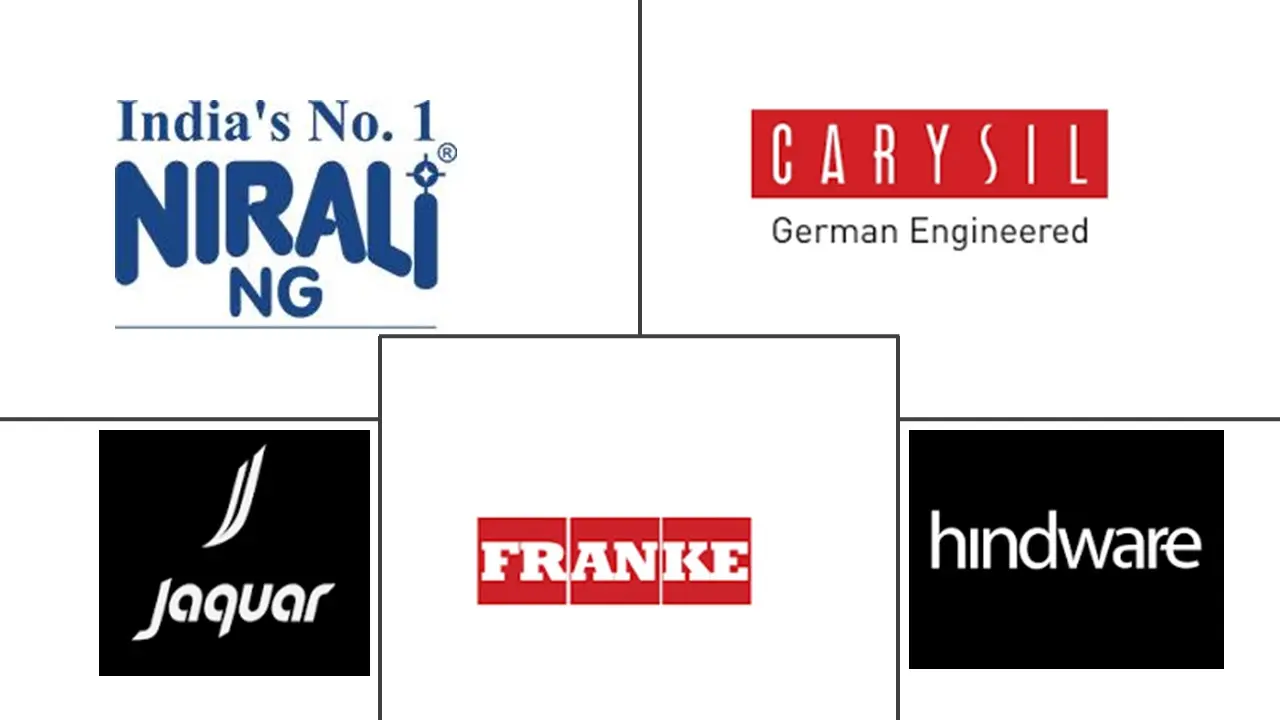 Major players in India Kitchen Sink And Other Related industry