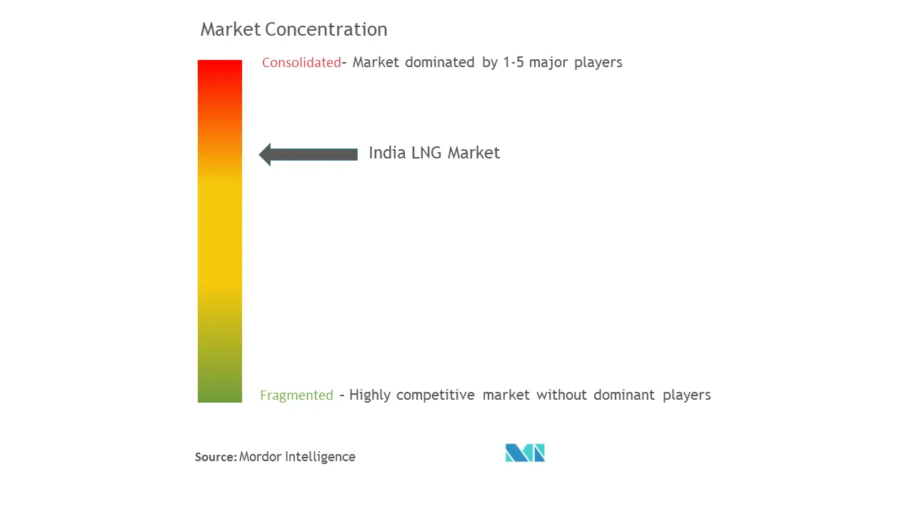 India LNG Market Concentration