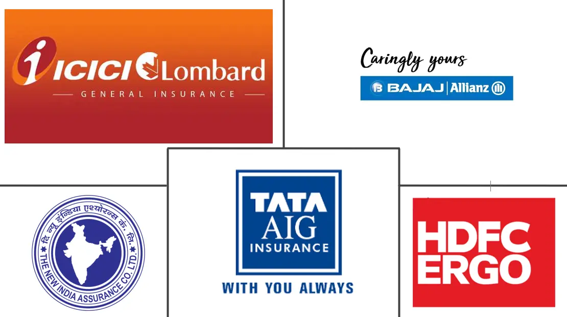 印度汽车保险市场主要参与者
