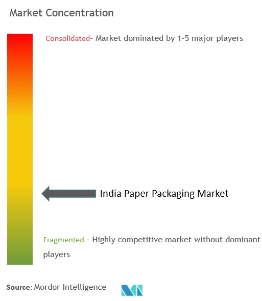 India Paper Packaging Market Concentration