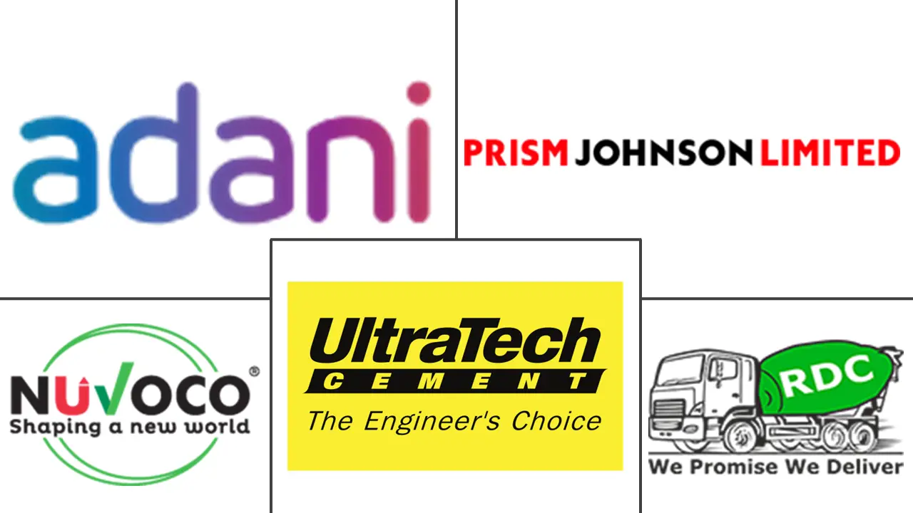 Major players in India Ready Mix Concrete industry