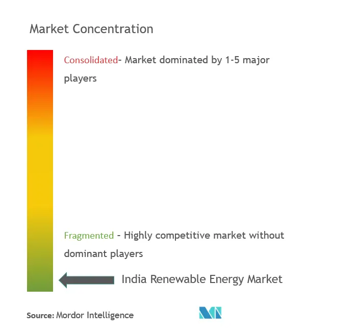 India Renewable Energy Market Concentration