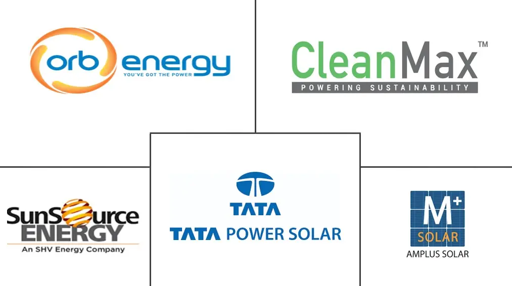 Principais participantes do mercado solar de telhado da Índia