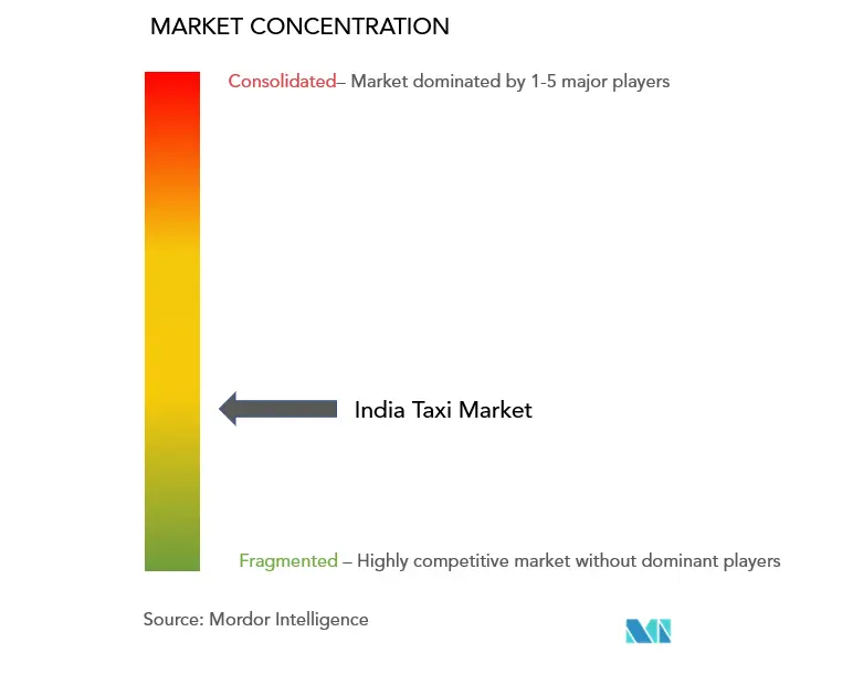 India Taxi Market Concentration