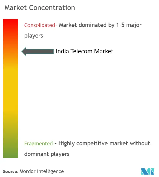 Indian Telecom Market Concentration