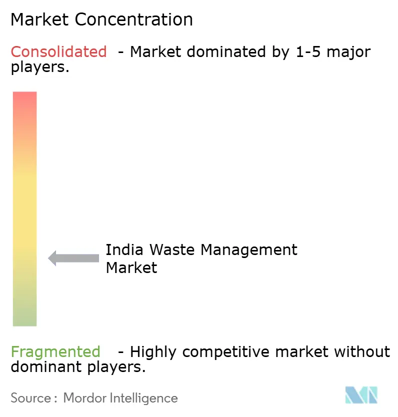 India Waste Management Market Concentration